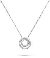 Bild von Halskette LOEE Pure aus Weißgold mit Diamanten