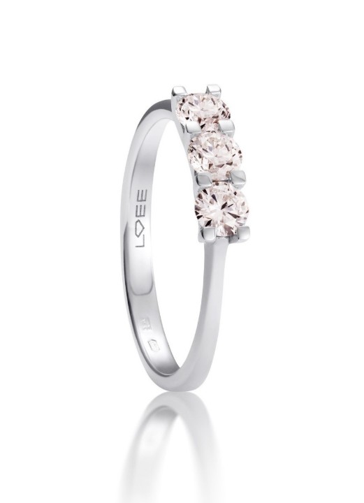 Bild von Ring LOEE Glare aus Weißgold mit Diamanten