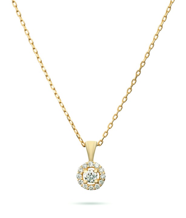 Bild von Anhänger LOEE Palette Diamonds aus Gelbgold mit Diamanten