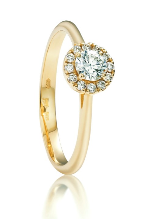 Bild von Ring LOEE Palette Diamonds aus Gelbgold mit Diamanten
