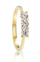 Bild von Ring LOEE Glare aus Gelbgold mit Diamanten