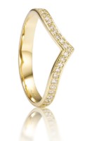 Bild von Ring LOEE Pure aus Gelbgold mit Diamanten