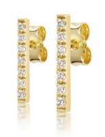 Produktdetails anzeigen - Ohrringe LOEE Pure aus Gelbgold mit Diamanten Bild von Ohrringe LOEE Pure aus Gelbgold mit Diamanten