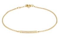Bild von Armband LOEE Pure aus Gelbgold mit Diamanten