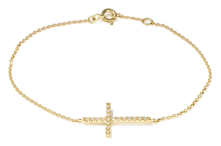 Bild von Armband LOEE Pure aus Gelbgold mit Diamanten
