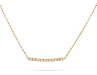 Bild von Halskette LOEE Pure aus Gelbgold mit Diamanten