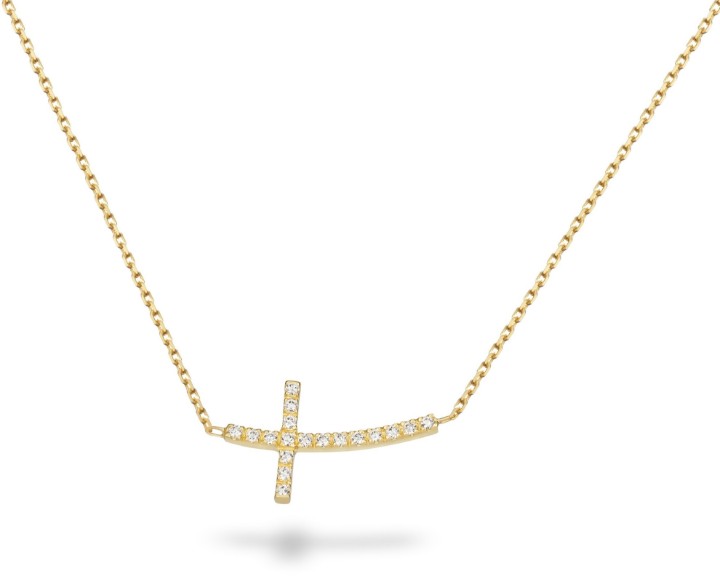 Bild von Halskette LOEE Pure aus Gelbgold mit Diamanten