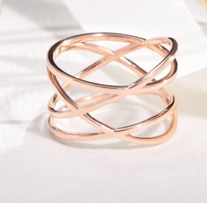 Bild von Ring LOEE Essence aus Roségold