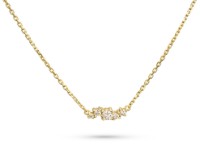 Produktdetails anzeigen - Halskette LOEE Sparkle aus Gelbgold mit Diamanten Bild von Halskette LOEE Sparkle aus Gelbgold mit Diamanten