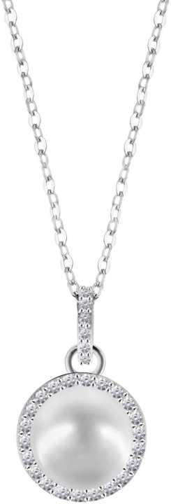 Bild von Dámský náhrdelník Lotus Silver Pearls