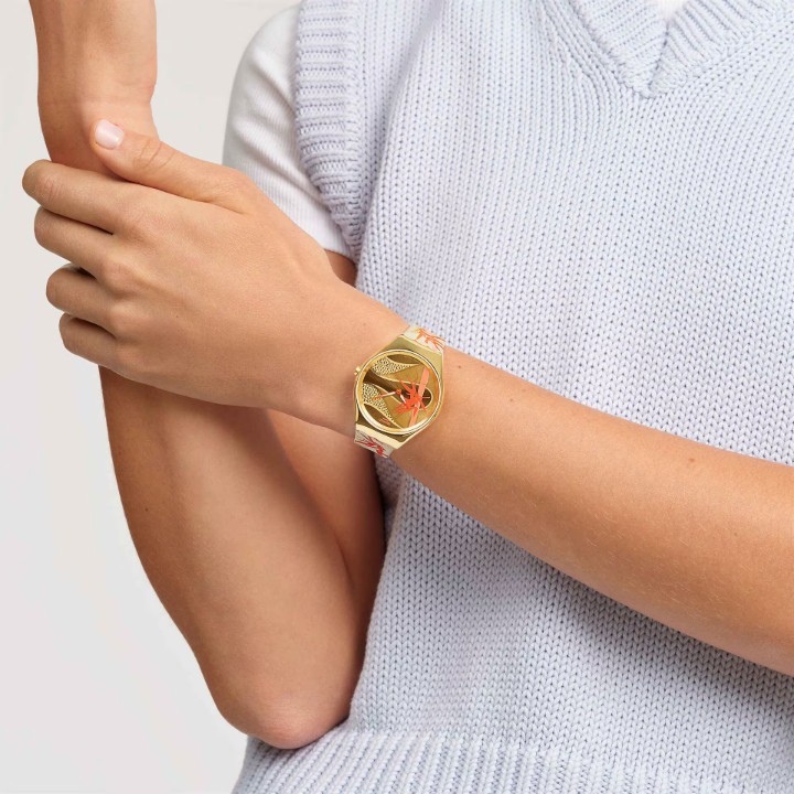 Bild von Swatch Golden Red Bamboo
