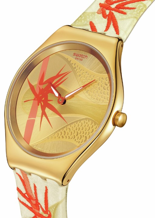 Bild von Swatch Golden Red Bamboo
