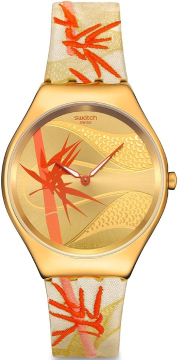 Bild von Swatch Golden Red Bamboo
