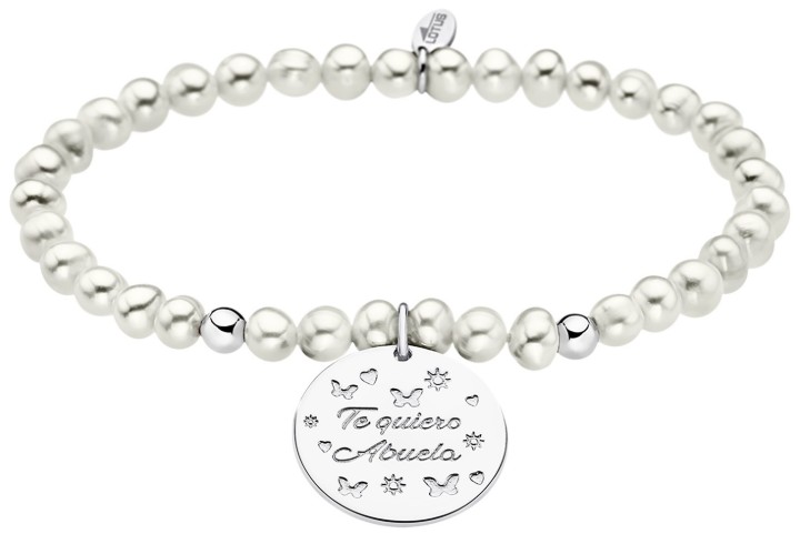 Bild von Dámský náramek Lotus Silver Pearls