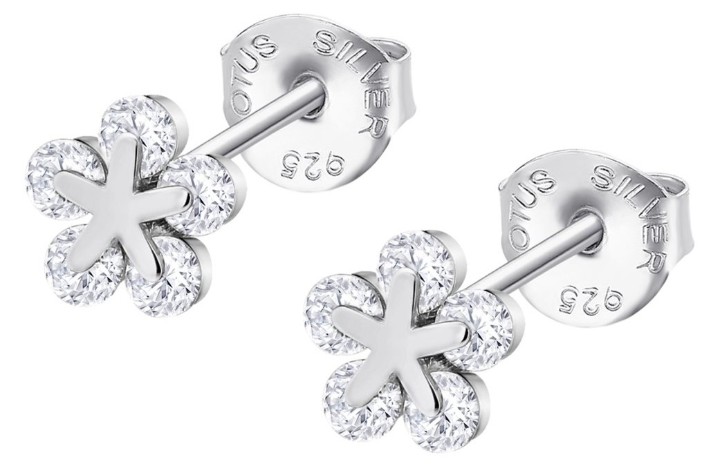 Bild von Náušnice Lotus Silver Pure Essential