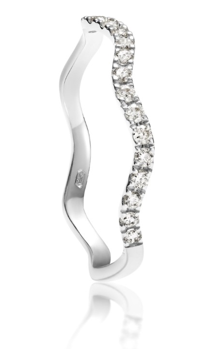 Bild von Ring LOEE Essence aus Weißgold mit Diamanten