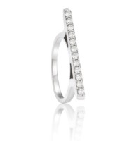 Produktdetails anzeigen - Prsten LOEE Pure z bílého zlata s diamanty Bild von Prsten LOEE Pure z bílého zlata s diamanty