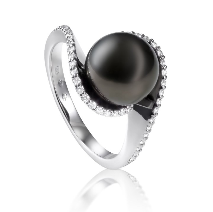 Bild von Prsten LOEE Pearls z bílého zlata s diamanty a perlou