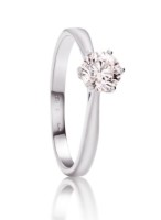Produktdetails anzeigen - Zásnubní prsten LOEE z bílého zlata s diamantem Bild von Zásnubní prsten LOEE z bílého zlata s diamantem