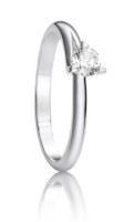 Bild von Zásnubní Ring LOEE z bílého zlata s diamantem