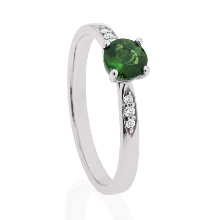 Bild von Ring LOEE Palette Diamonds z bílého zlata s diamanty a multisafírem