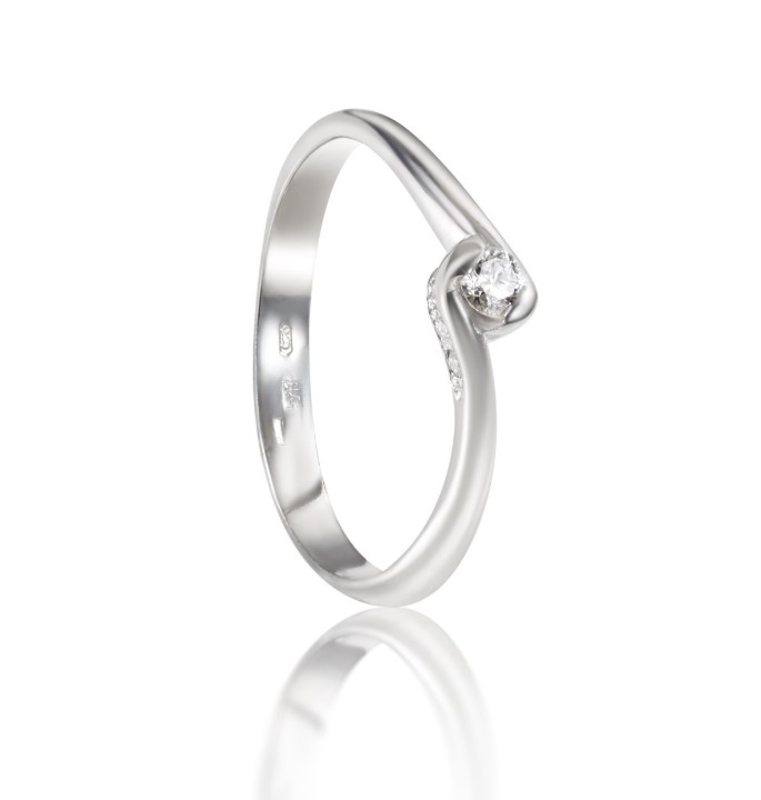 Bild von Ring LOEE Essence z bílého zlata s diamanty