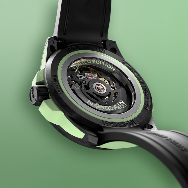 Bild von NORQAIN Independence Wild One Skeleton Mint Limited Edition XS strap