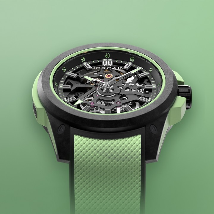 Bild von NORQAIN Independence Wild One Skeleton Mint Limited Edition XS strap