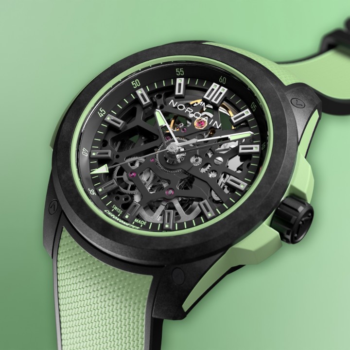 Bild von NORQAIN Independence Wild One Skeleton Mint Limited Edition XS strap