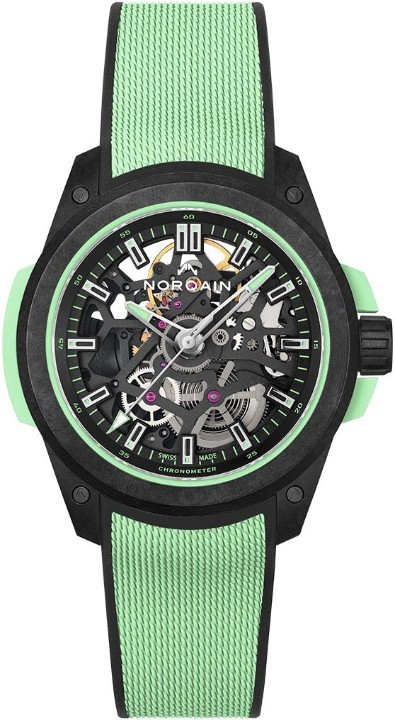 Bild von NORQAIN Independence Wild One Skeleton Mint Limited Edition XS strap