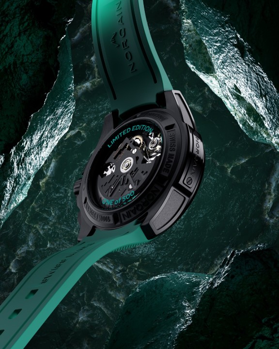 Bild von NORQAIN Independence Skeleton Chrono Jade Limited Edition