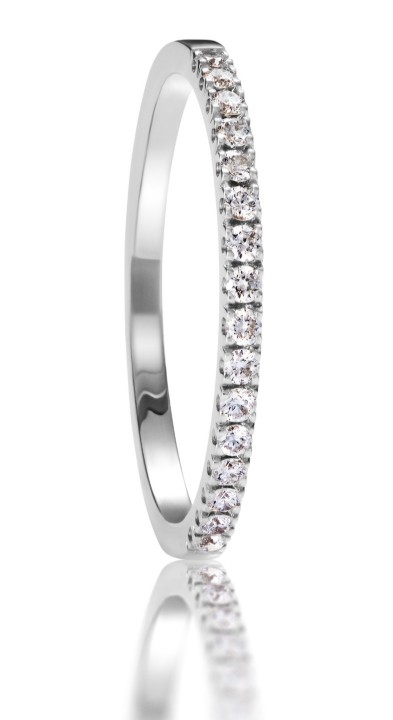 Bild von Ring LOEE Pure z bílého zlata s diamanty