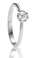 Bild von Zásnubní Ring LOEE z bílého zlata s diamantem