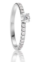 Bild von Verlobungsring LOEE aus Weißgold mit Diamanten