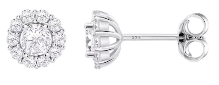 Bild von Ohrring Lotus Silver Pure Essential