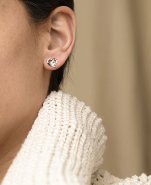 Bild von Ohrring Lotus Silver Pure Essential