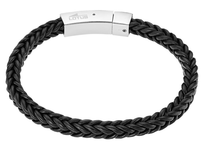 Bild von Herrenarmband Lotus Style Men in Black