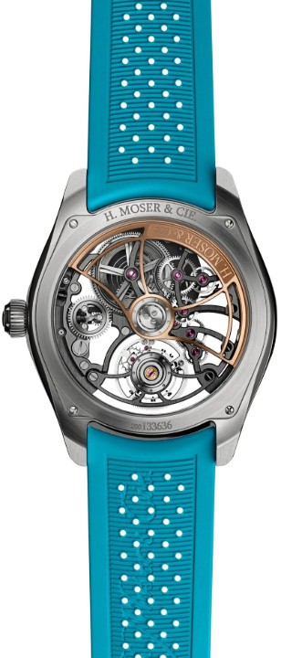 Bild von H. Moser & Cie Pioneer Cylindrical Tourbillon Skeleton Spiced Aqua