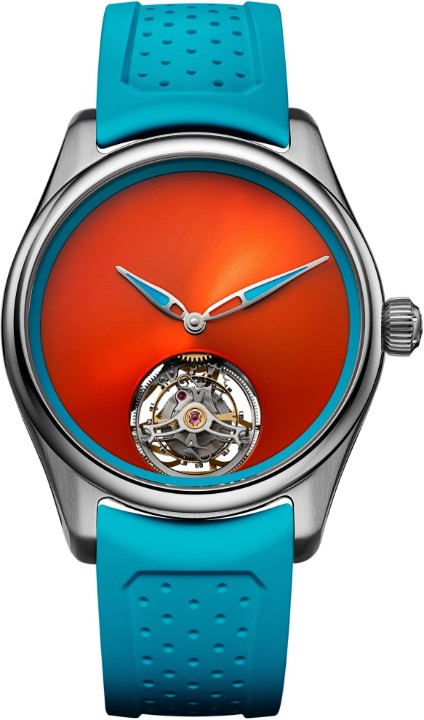 Bild von H. Moser & Cie Pioneer Tourbillon Spiced Aqua