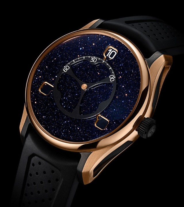 Bild von H. Moser & Cie Pioneer Flying Hours Aventurine Limited Edition