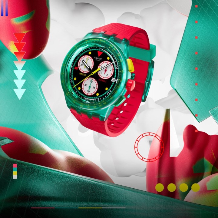Bild von Swatch Neon Emerald Chrono