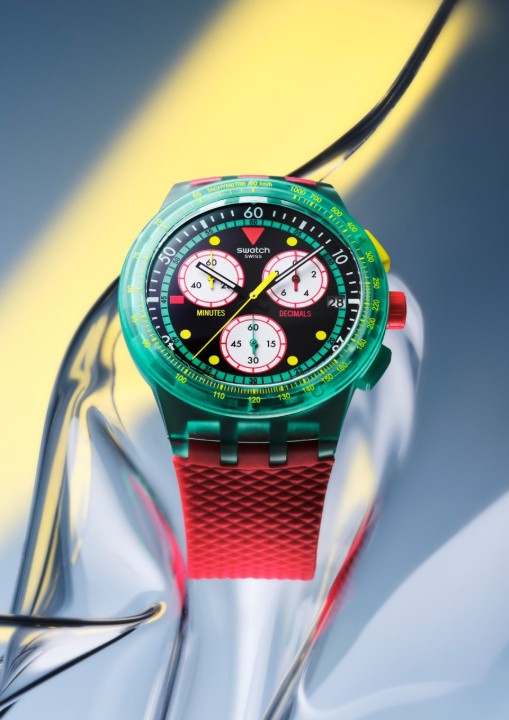Bild von Swatch Neon Emerald Chrono