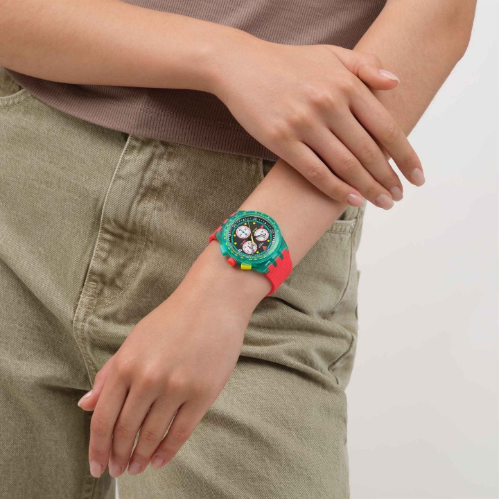 Bild von Swatch Neon Emerald Chrono