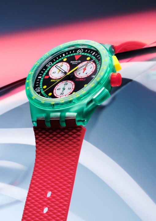 Bild von Swatch Neon Emerald Chrono