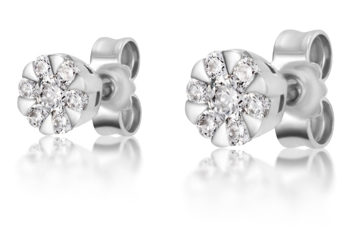 Bild von Ohrring LOEE Pure z bílého zlata s diamanty