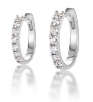 Bild von Ohrring LOEE Glare z bílého zlata s diamanty