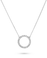 Bild von Halskette LOEE Pure z bílého zlata s diamanty