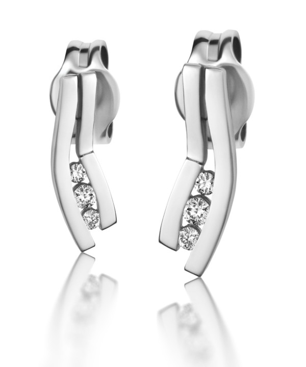 Bild von Ohrring LOEE Essence z bílého zlata s diamanty