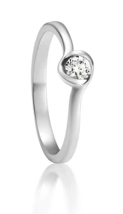 Bild von Ring LOEE Essence z bílého zlata s diamantem