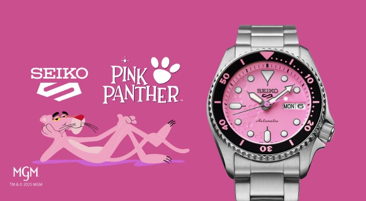 Bild von Seiko 5 Sports Pink Panther Limited Edition